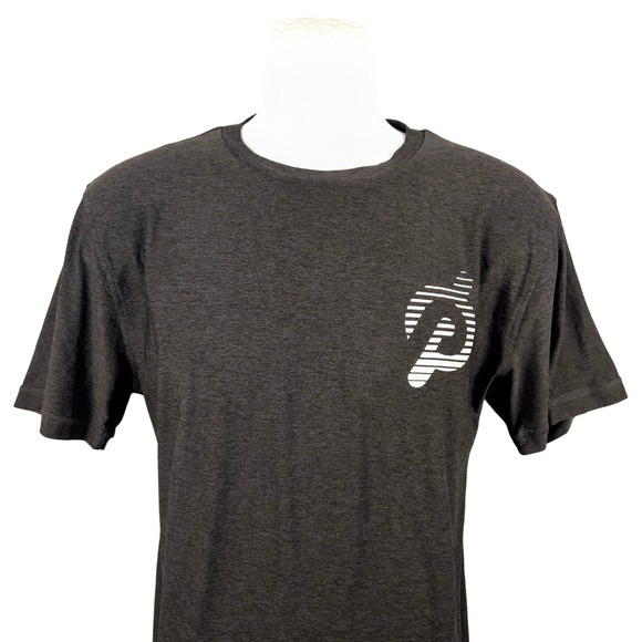 Vuori Mens Gray Athletic Strato T-Shirt Gym Workout Training Tee Large V126 - Picture 1 of 7